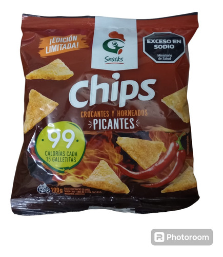 Gallo Snack Chips Sabor Picante 100 Gr X 12 Unidades S/ Tacc