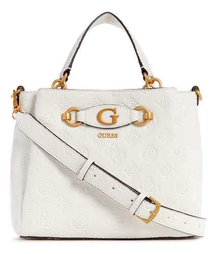 Bolso Guess Guess Bolso Satchel Izzy Peony Pequeño Para Novi