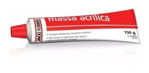Masilla Rapida Acrilica Retoques Putty Maxi Rubber. 200gr Fc