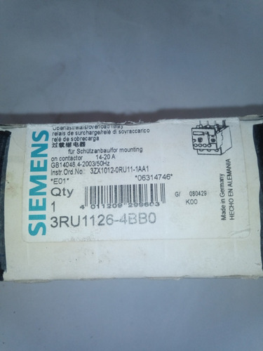 Rele Termico Siemens 