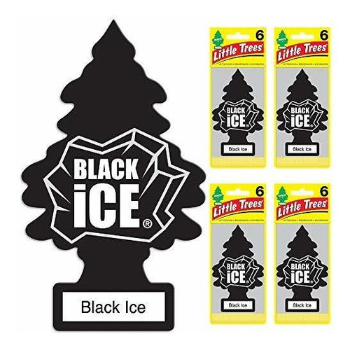 Ambientador Para Coche Little Trees Black Ice.