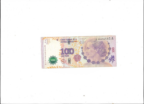 Ltb161. 100 Pesos Reposición, 2013, Del Pont Boudou, B4311