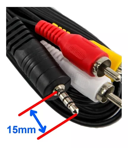 cable de video plug 3.5mm a 3 rca - Compra en