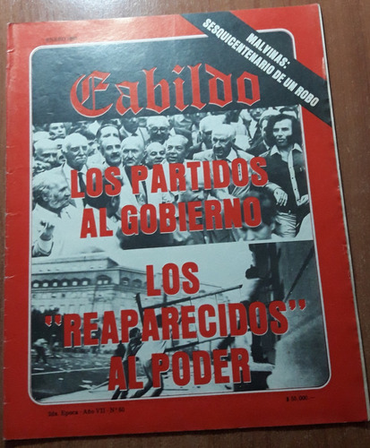 Revista Cabildo N°60   Enero De 1983   Malvinas