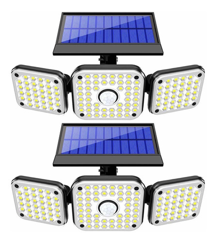 Solar Lights Outdoor With Motion Sensor Nbj 3 Heads Security