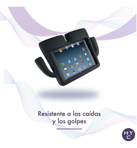 Imagen 4 de 10 de Funda Niños + Vidrio Compatible Samsung Tab E 9.6 Pul T560