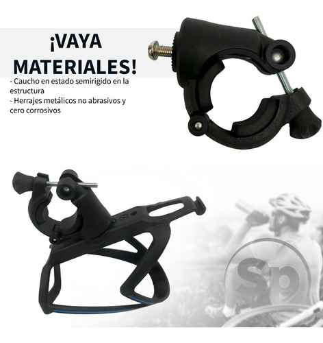 Soporte Porta Anfora Botella Bicicleta Universal Beto