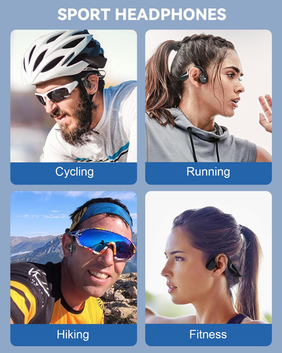 Auriculares De Conducción Ósea Monodeal Bluetooth Ip67 Water