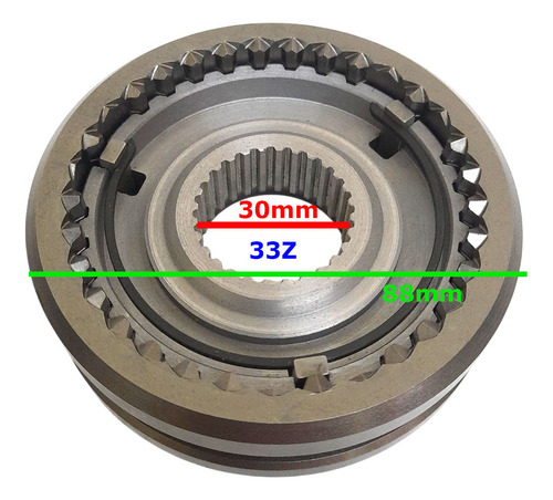 Conjunto Engranaje Sincronizado Toyota Hilux 2.5 3a Y 4a 33z