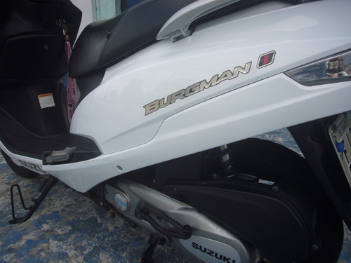 Suzuki Burgman 125 I Ano 2014 Branca Troca Financia