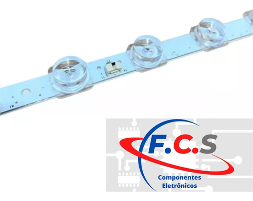 Kit Novo Barra Led 43s615 43p615 Aluminio C/dupla Face +nf