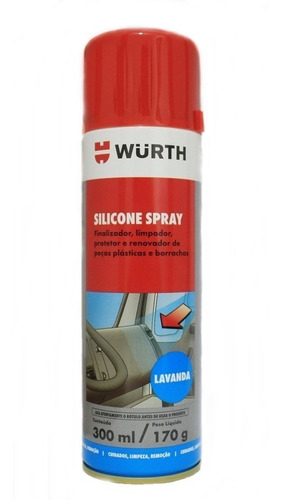 Silicona Spray 300ml Wurth Lavanda