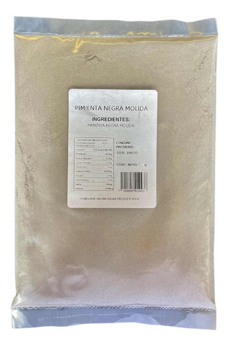 Pimienta Negra Molida En Polvo Granel 10 Kg Eco