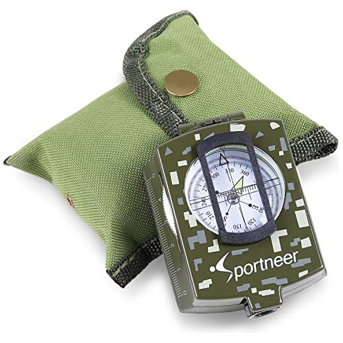 Sportneer Lensatic Military Compass, Compass For Vvwuv