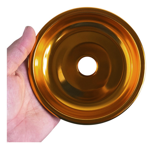 Narguilé Mini Vortex Monster Barat+ Carvão+ Tela+ Limpa Rosh Cor Dourado