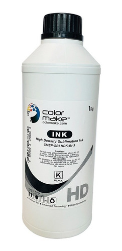 Tinta De Sublimación Color Make Alta Definición 1 Litro