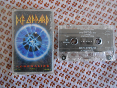 Cassete Def Leppard Adrenalize (Usado)