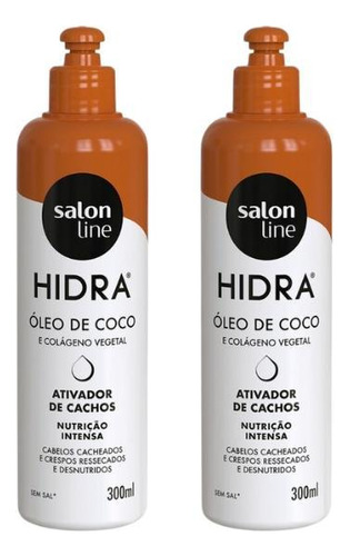 Ativador De Cachos Hidra Salon Line 300ml - 2un