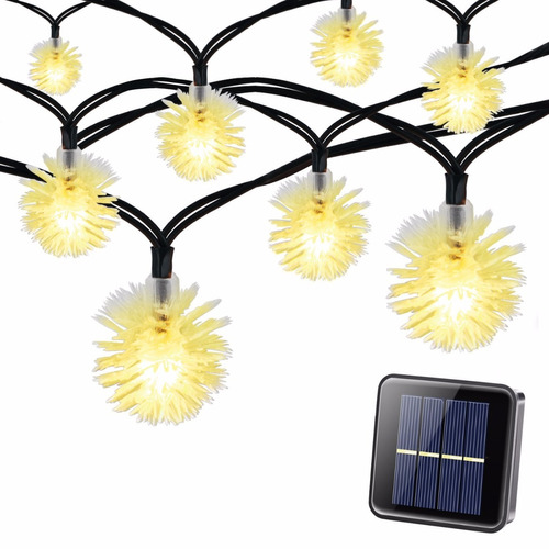 Serie De 50 Luces Led Solares De 8 Metros