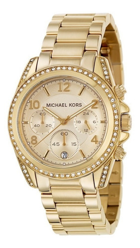 Relógio Michael Kors 5166 Blair Original Eua Dourado Gold