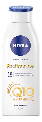 Crema Corporal Nivea Q10 Reafirmante Y Humectante 400 Ml Fragancia - Tipo de envase