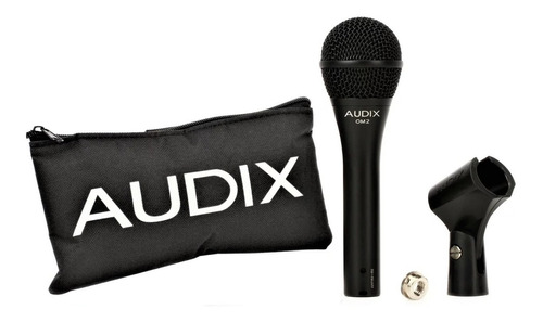 Audix Om2 Micrófono Vocal Dinámico Con Pipeta Y Funda 