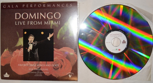 Imagem 2 de 3 de Frt Grátis Placido Domingo 2 Laserdiscs Miami Diana Ross