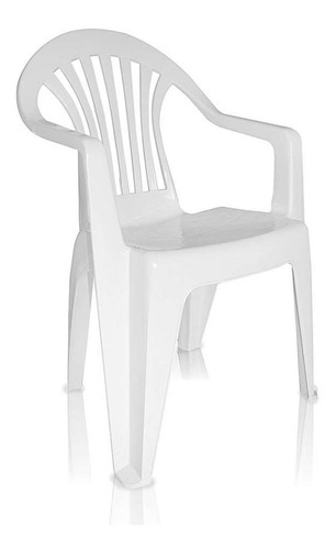 Cadeira De Plástico Suprema Unai Branca Antares