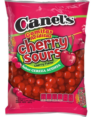 Gomita Confitada Canels Jelly Beans Cherry Cereza 454g