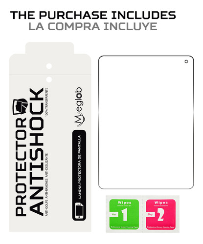 Protector Mica Pantalla Para Tablet Woxter Nimbus 97 Q