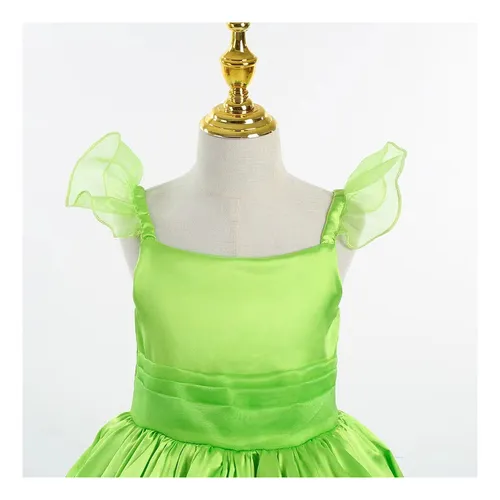 A Juego De 4 Piezas De Vestido De Princesa Tinker Bell Para Ni