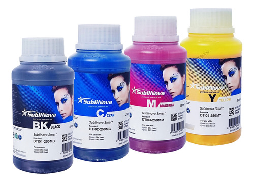 Tinta Sublimatica Inktec Sublinova Dti Ecotank Dx 5x250ml