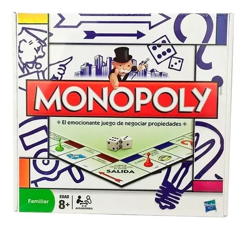 Monopoly Juego de Mesa clásico para la Familia de 2 a 6 Jugadores