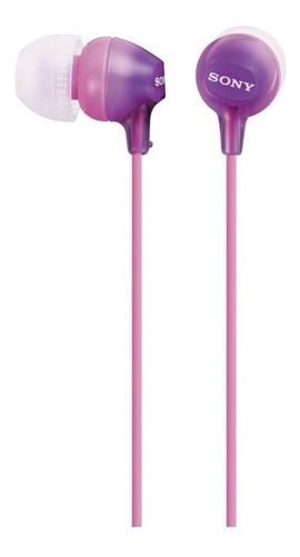 Imagen 2 de 2 de Audífonos in-ear Sony EX Series MDR-EX15AP púrpura