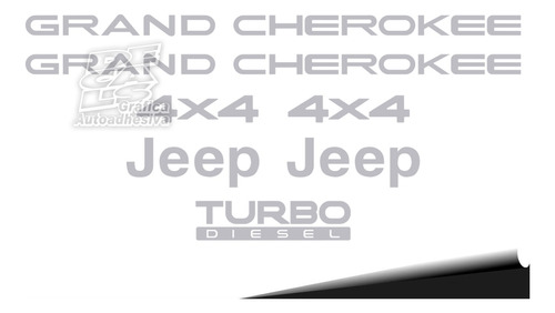 Calco Jeep Grand Cherokee Juego Kit