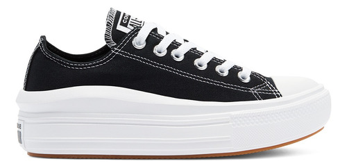 Converse Chuck Taylor All Star Move Negra Con Plataforma