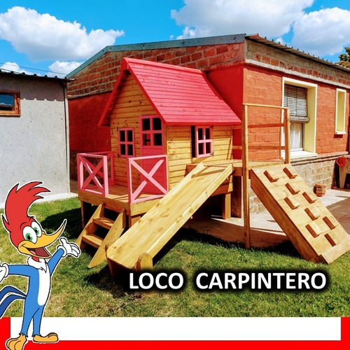 Imagen 4 de 7 de Casita De Madera Infantil Día Del Niño Navidad Reyes 2023