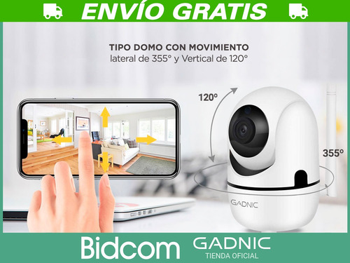 Imagen 3 de 10 de Camara De Seguridad Ip Wifi P2p Hd Vision Nocturna Celular