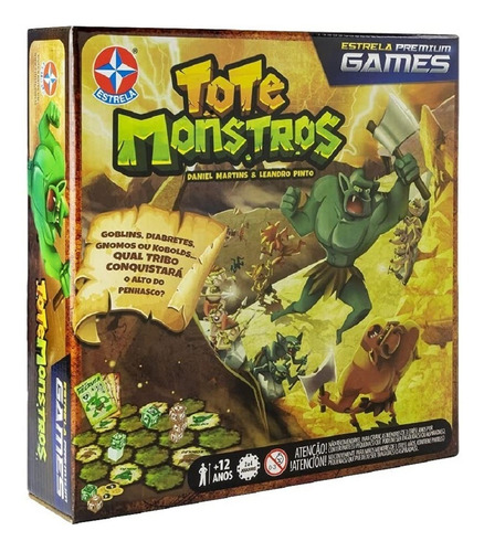 Tote Monstros - Jogo De Tabuleiro - Estrela