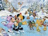 Ceaco Disney Holiday Together Time Mickey Minnie Patinando