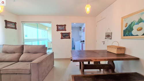 Imagem 3 de 11 de Apartamento À Venda - Praia Das Pitangueiras - 1 Suíte - Sala Para 2 Ambientes - Varanda Gourmet - Mobiliado - 2 Vagas - Prédio Novo - Lazer - Ap05706 - 69224563