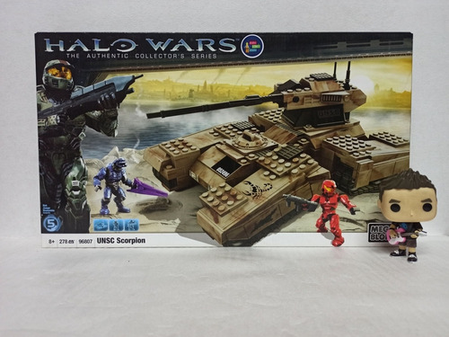 Mega Bloks Halo 96807 Primera Edición Unsc Scorpion (Usado)