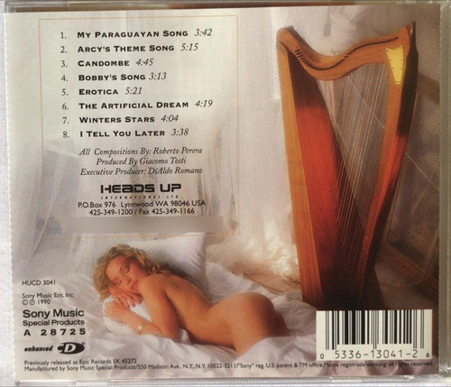 Roberto Perera. Erotica. Cd Original Usado. Qqg. Ag. (Usado)