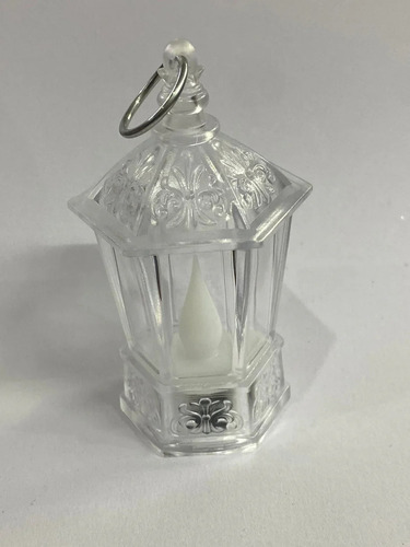 Vela Farol Hexagonal X 24u Decorativa Transparente Trasparente