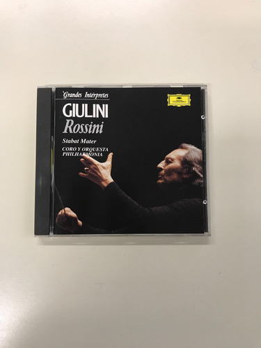 Giulini Rossini Stabat Mater Cd 1982 Deutsche Grammophone 