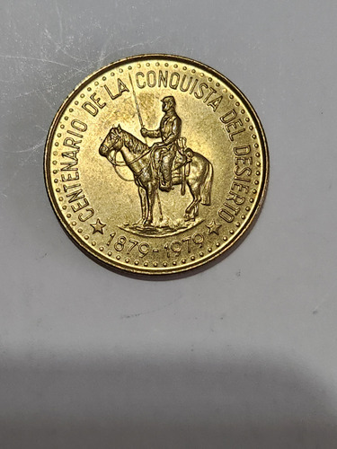 Moneda Centenario De La  Conquista Del Desierto 1979