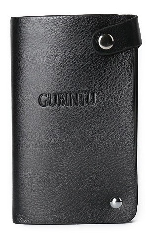 Tarjetero 30 Ranuras De Lujo Hombre Y Mujer Cafe Rojo Negro