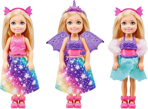 Muñeca Barbie Chelsea Con Unicornio Dreamtopia