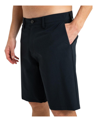 Short Quiksilver Hombre Union Amphibian Negro Casual