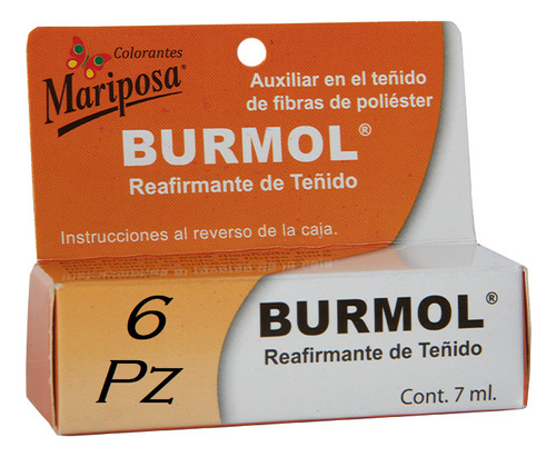 Fijador Mariposa Telas Sinteticas Poliester Burmol (6pz)